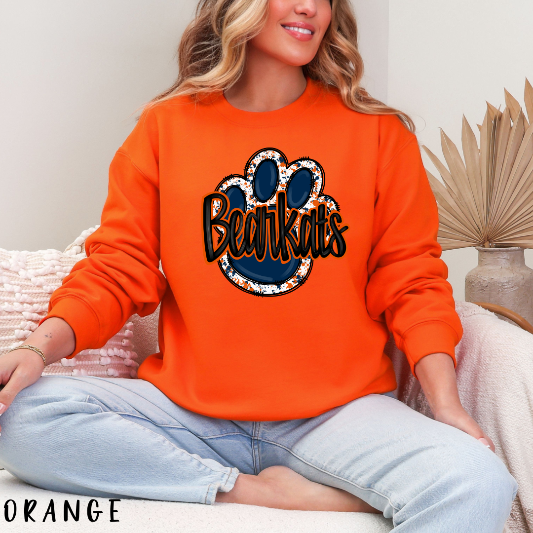 Bearkat Pawprint Shirt SH Gameday Shirt College Football Tee Gift for Football Fan Gameday Tee Football Shirt Pawprint Shirt