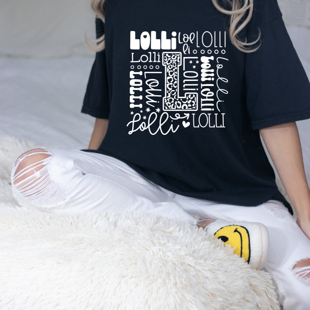 Lolli Typography Sweatshirt Mothers Day Shirt, Lolli Shirt Lolli Quote Grandma T shirt Leopard Print Shirt Lolli Christmas Shirt