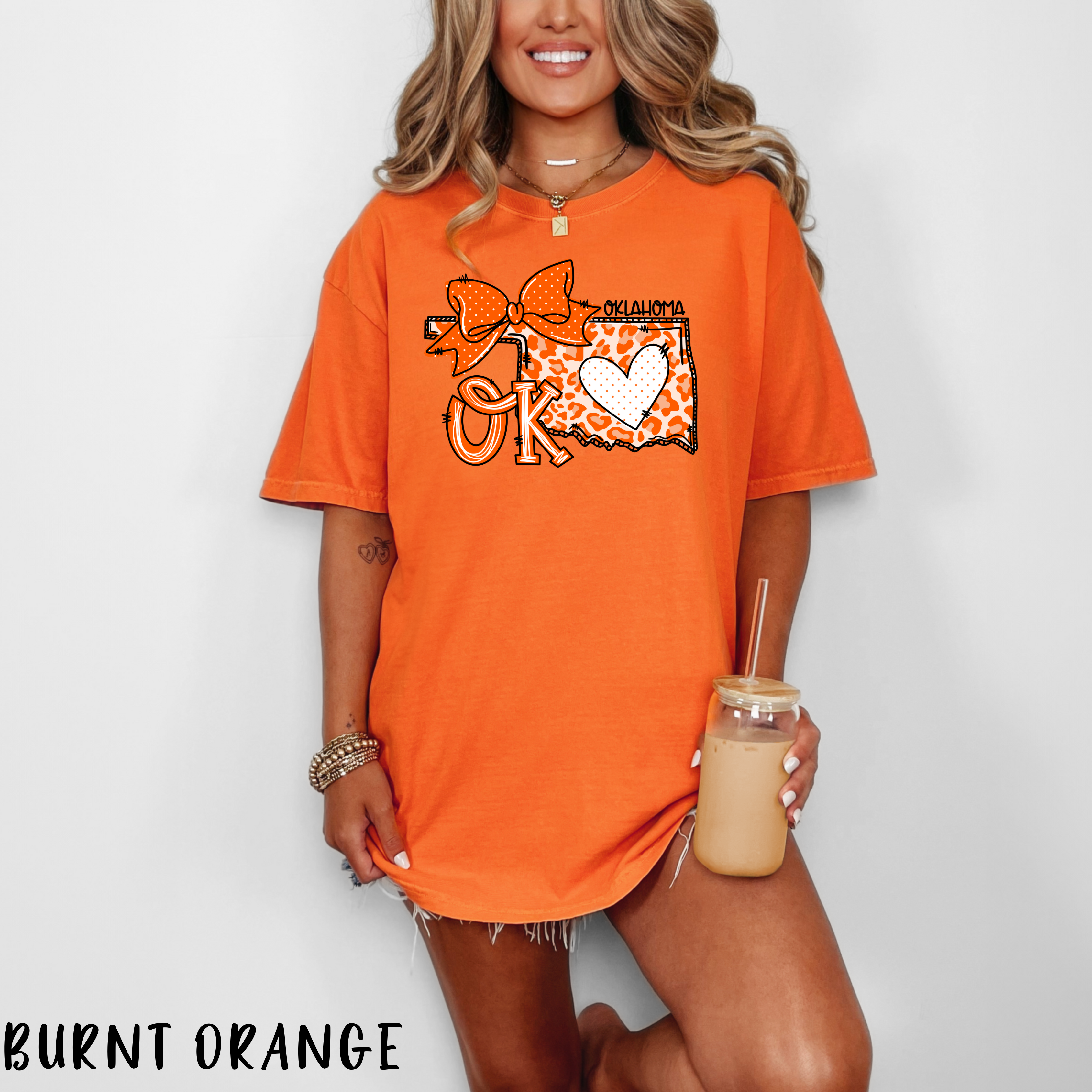 Oklahoma Vintage Shirt - College Team -Oklahoma Football Bow Tee, Oklahoma State Shirt