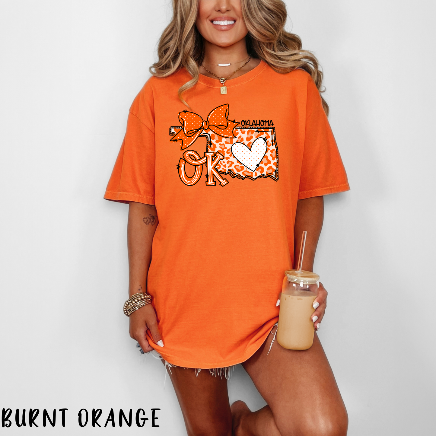 Oklahoma Vintage Shirt - College Team -Oklahoma Football Bow Tee, Oklahoma State Shirt