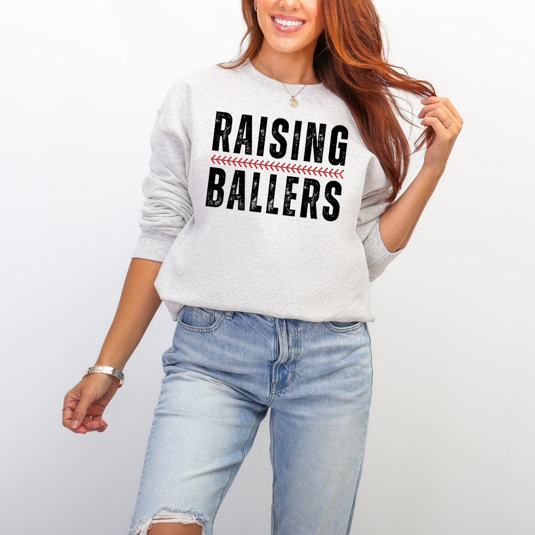 Baseball Softball Mom Shirt, Raising Ballers Shirt, Baseball Season Tee, Softball Mom TShirt, Game Day Shirt, Baseball Lover