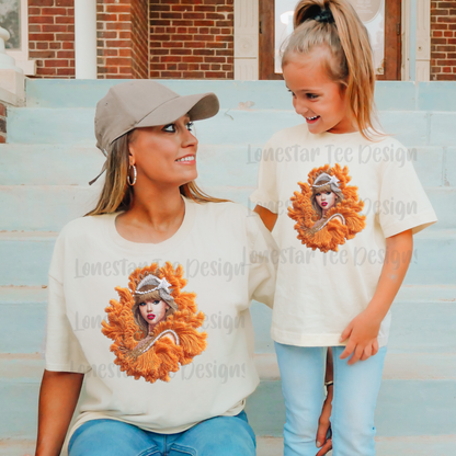 Kids Showgirl T-shirt, FAUX Needle Point Sweatshirt for Toddlers
