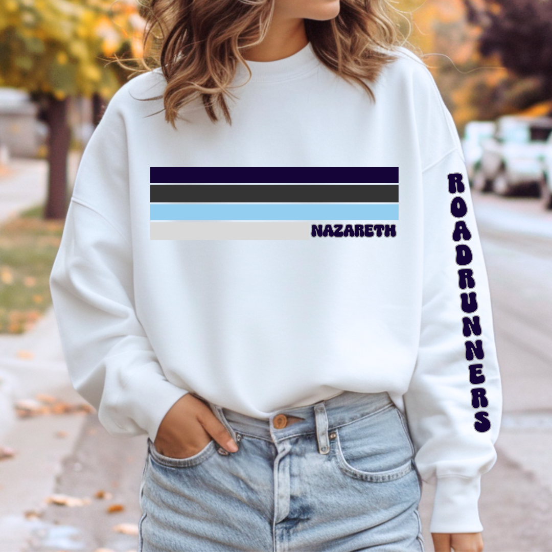 Custom Striped Shirt perfect for sports, work, or school