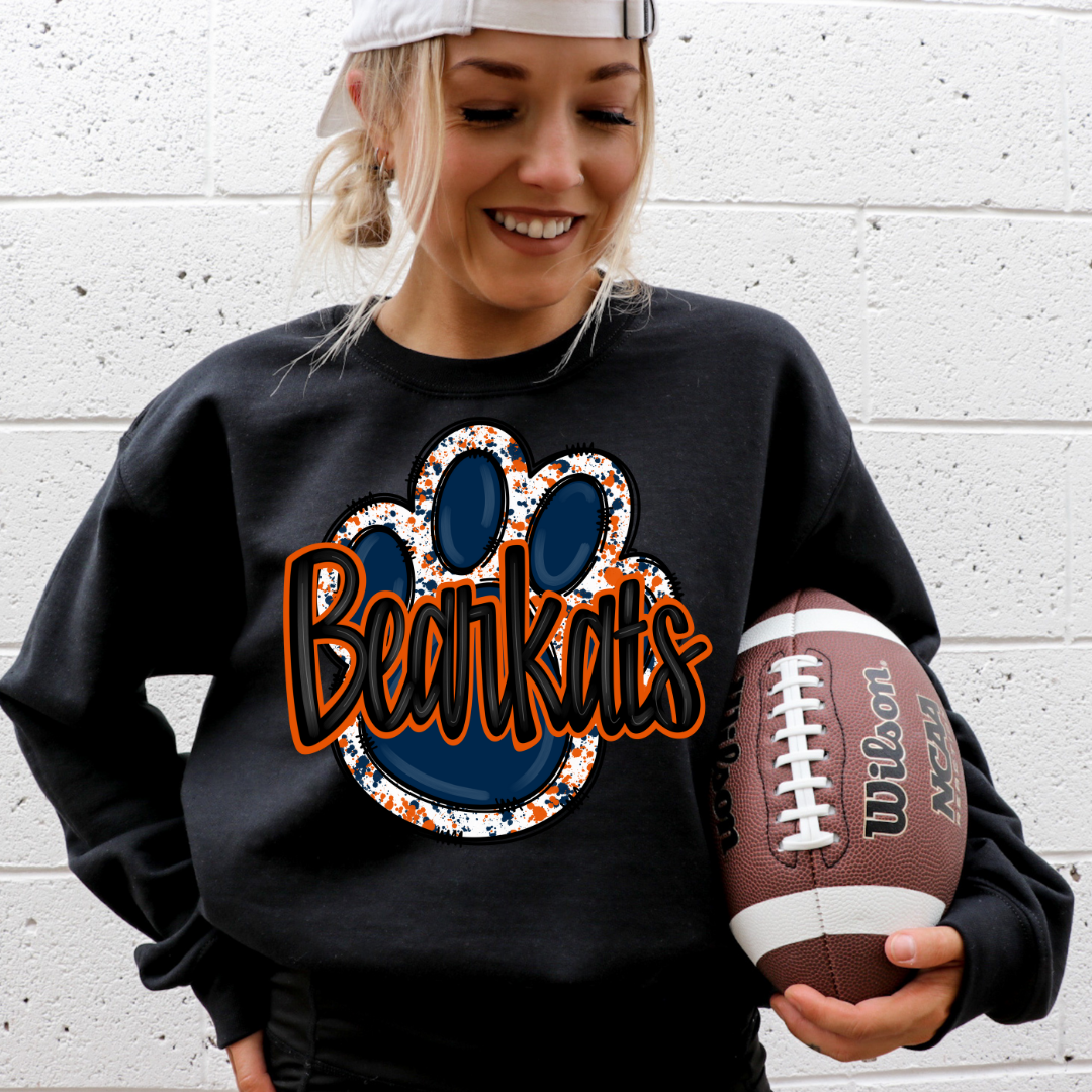 Bearkat Pawprint Shirt SH Gameday Shirt College Football Tee Gift for Football Fan Gameday Tee Football Shirt Pawprint Shirt