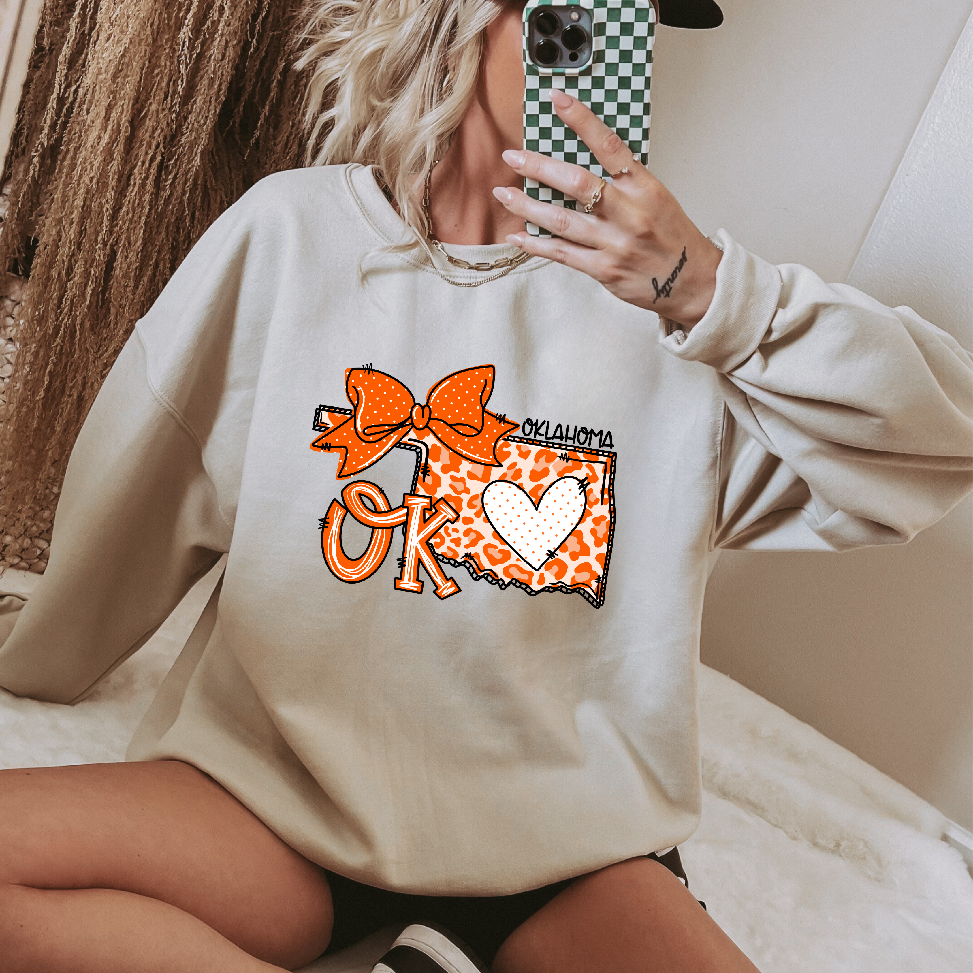 Oklahoma Vintage Shirt - College Team -Oklahoma Football Bow Tee, Oklahoma State Shirt