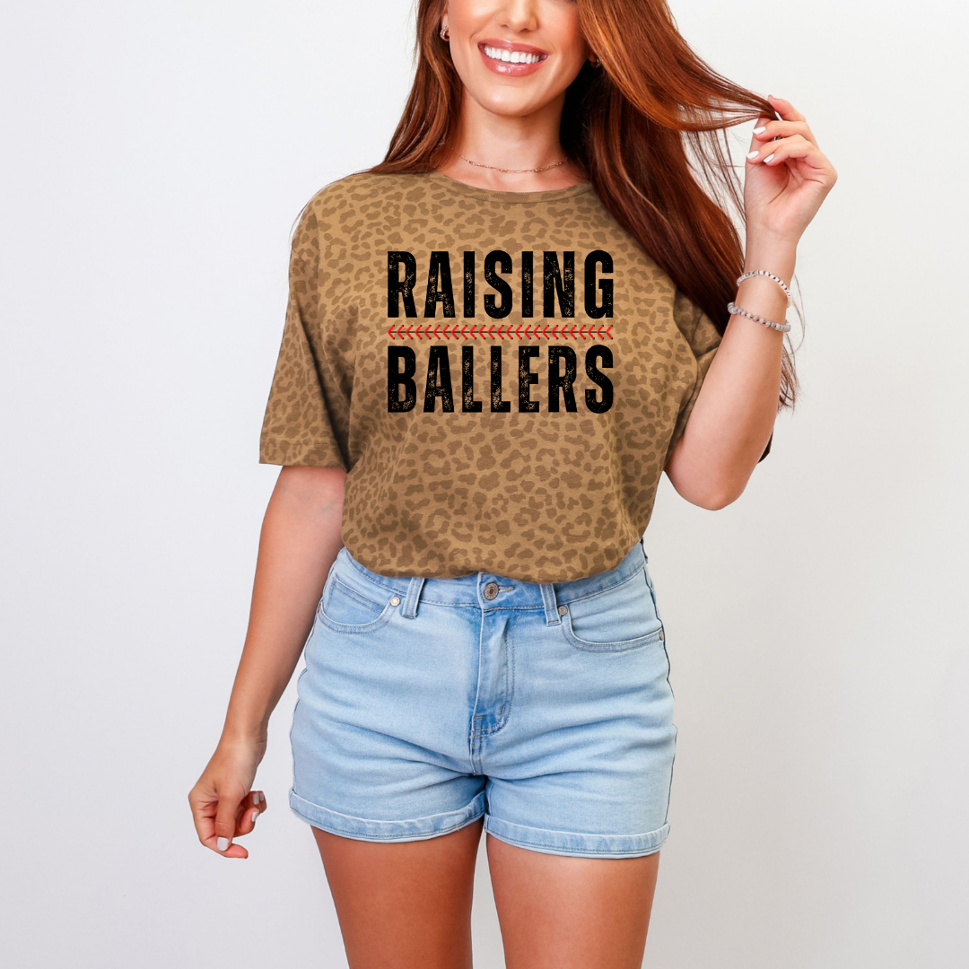 Baseball Softball Mom Shirt, Raising Ballers Shirt, Baseball Season Tee, Softball Mom TShirt, Game Day Shirt, Baseball Lover
