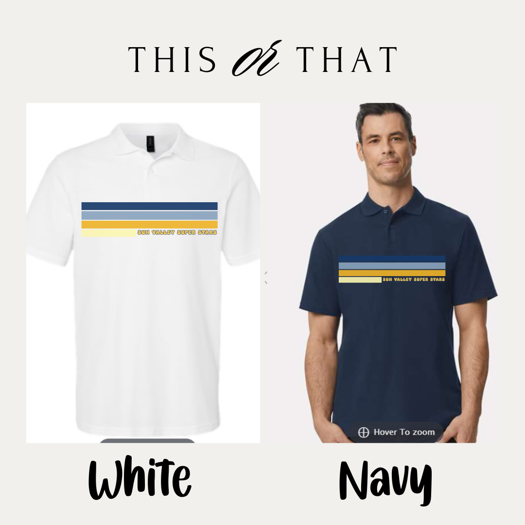 Custom Striped Shirt perfect for sports, work, or school