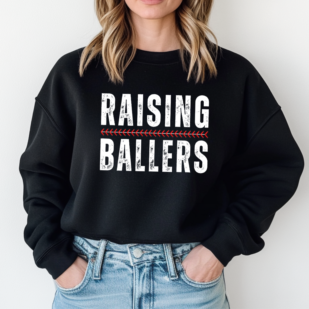 Baseball Softball Mom Shirt, Raising Ballers Shirt, Baseball Season Tee, Softball Mom TShirt, Game Day Shirt, Baseball Lover