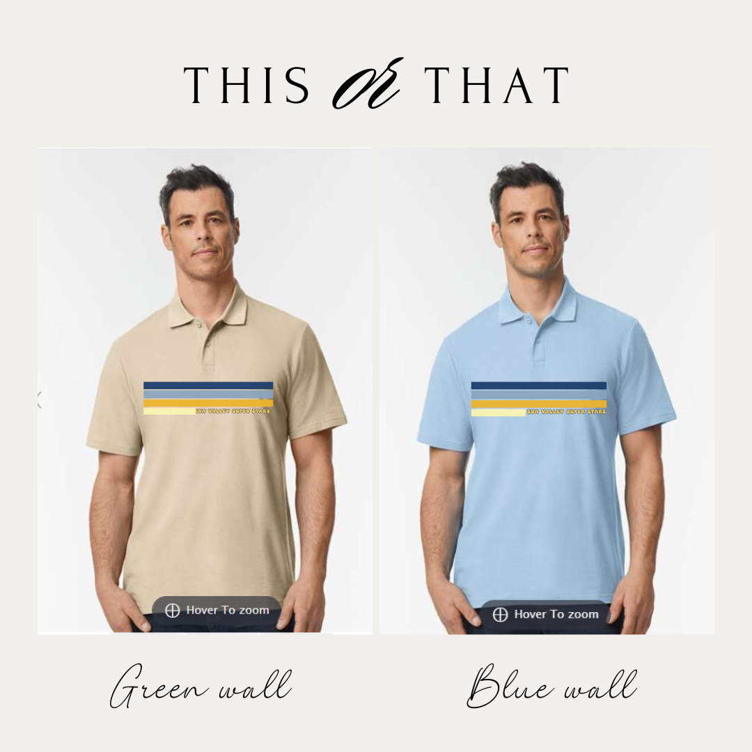 Custom Striped Shirt perfect for sports, work, or school