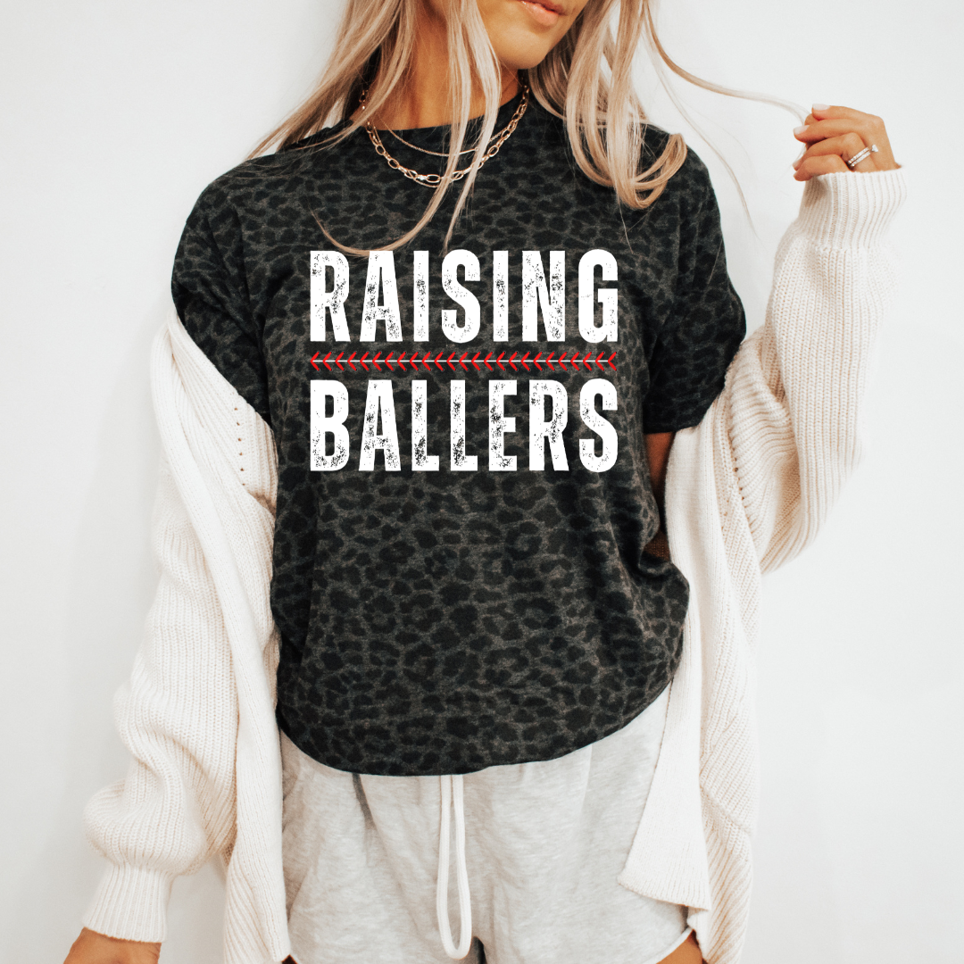Baseball Softball Mom Shirt, Raising Ballers Shirt, Baseball Season Tee, Softball Mom TShirt, Game Day Shirt, Baseball Lover