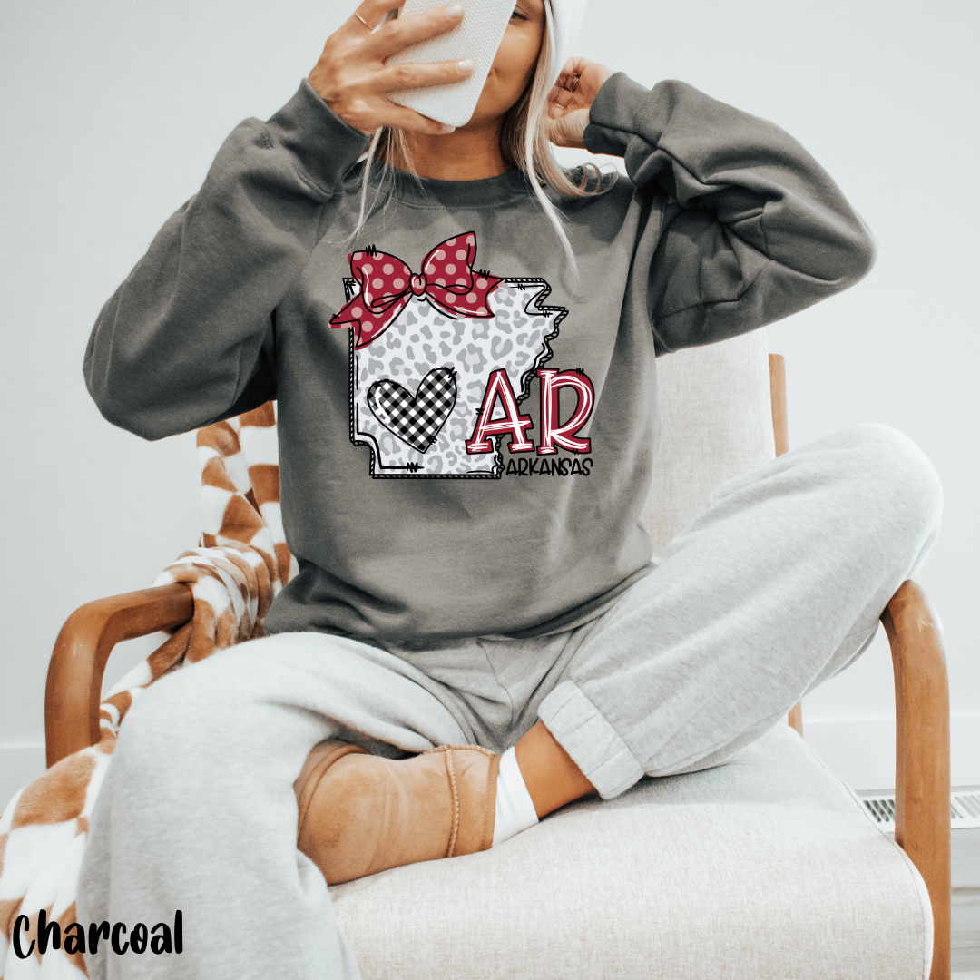 Arkansas State Bow T-Shirt: Pride Travel Tee