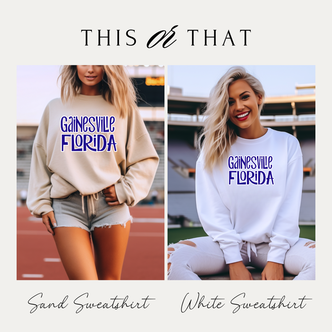 Gainesville Florida Shirt, Florida Short Sleeve Shirt, Comfort Colors shirt, Gators sports shirt, Gameday Tee, Football Fan Gift Gameday Tee