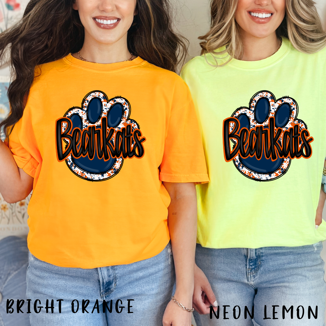 Bearkat Pawprint Shirt SH Gameday Shirt College Football Tee Gift for Football Fan Gameday Tee Football Shirt Pawprint Shirt