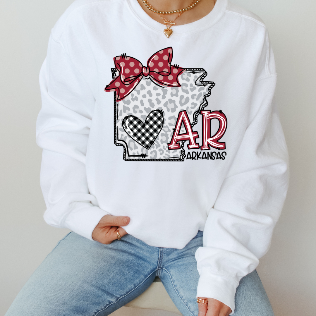 Arkansas State Bow T-Shirt: Pride Travel Tee