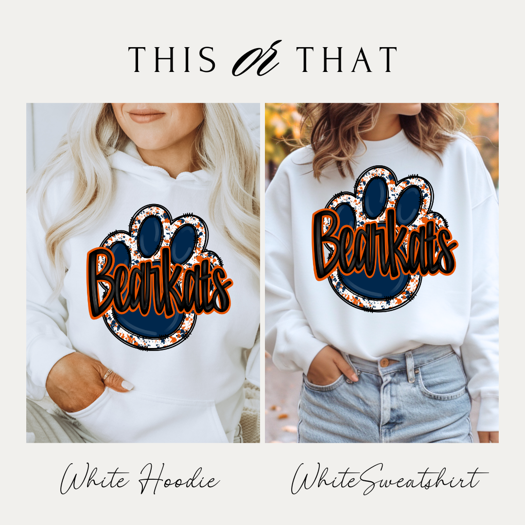 Bearkat Pawprint Shirt SH Gameday Shirt College Football Tee Gift for Football Fan Gameday Tee Football Shirt Pawprint Shirt