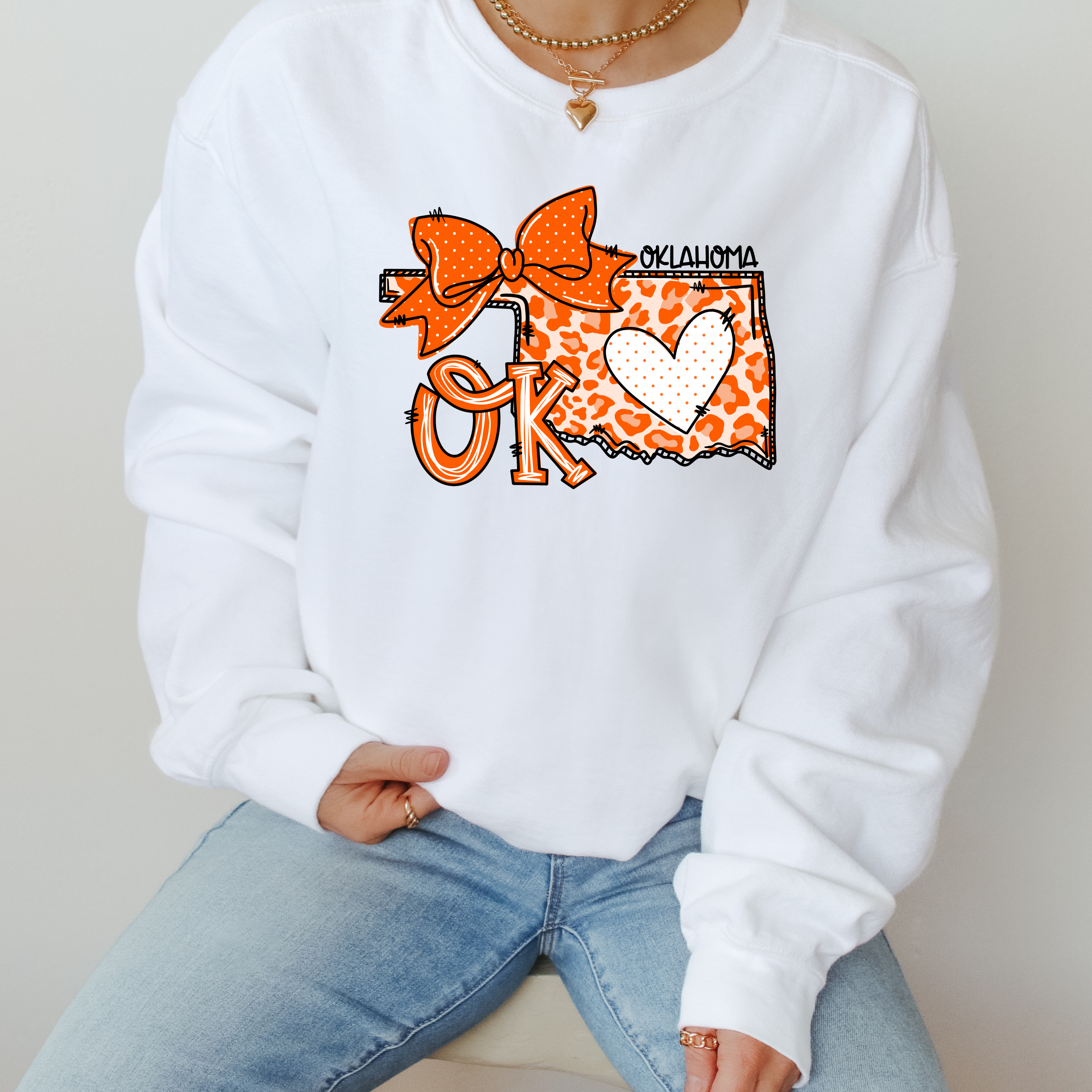 Oklahoma Vintage Shirt - College Team -Oklahoma Football Bow Tee, Oklahoma State Shirt