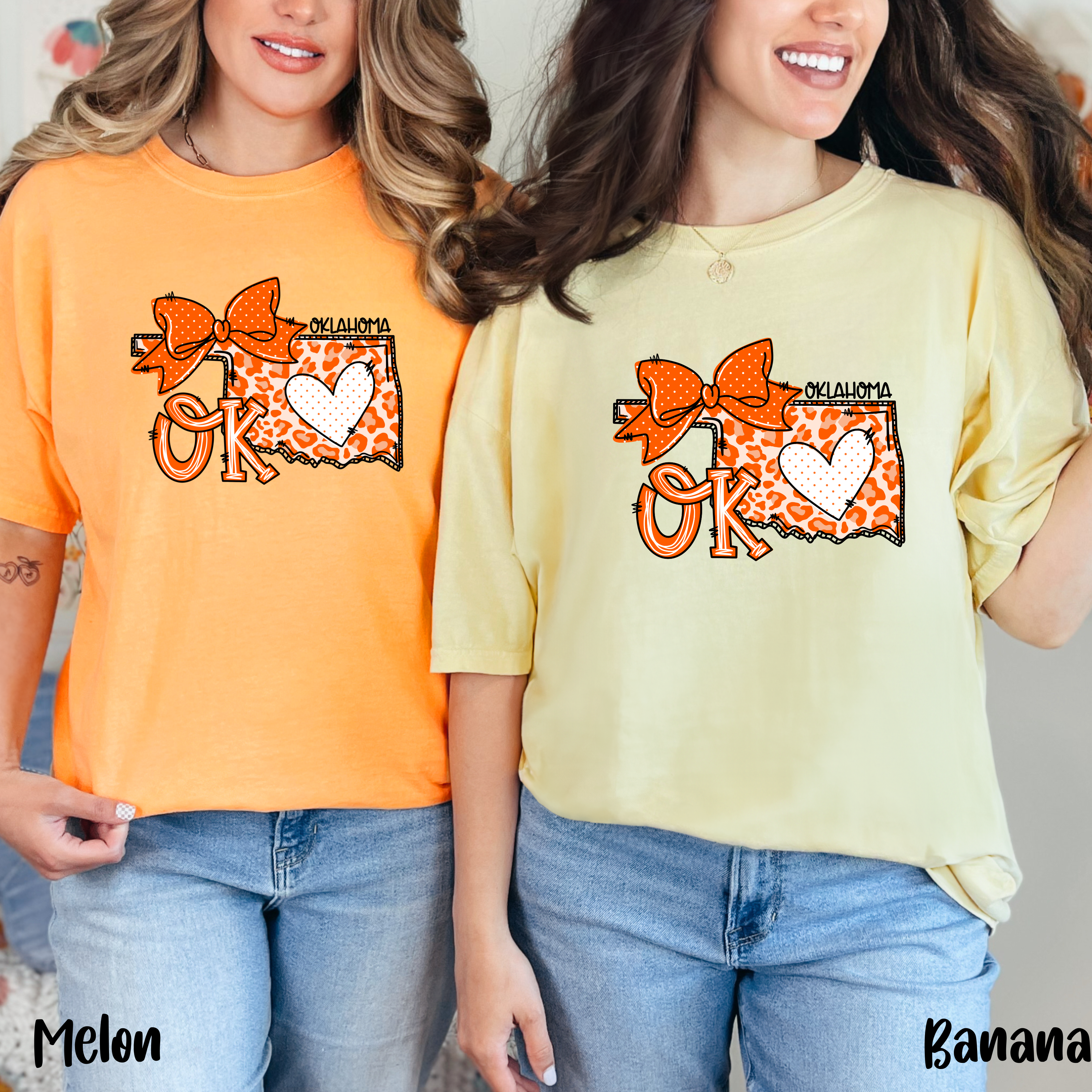 Oklahoma Vintage Shirt - College Team -Oklahoma Football Bow Tee, Oklahoma State Shirt