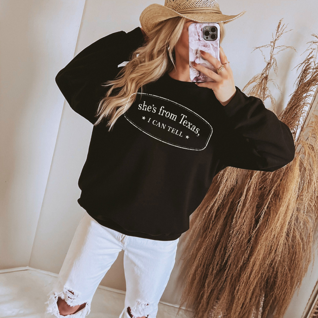 She’s From Texas Shirt, Retro Texas Tee, Southern Cowgirl Country Style T-Shirt, Texas Pride Unisex Top