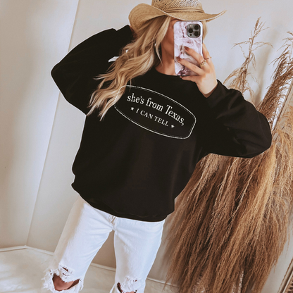 She’s From Texas Shirt, Retro Texas Tee, Southern Cowgirl Country Style T-Shirt, Texas Pride Unisex Top