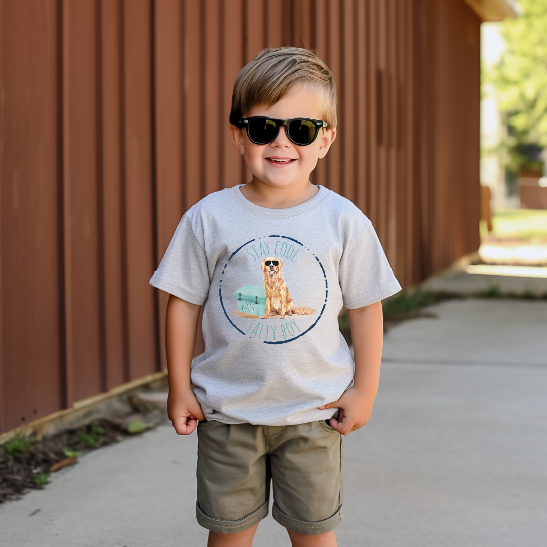 Stay Cool Salty Boy Toddler Shirt