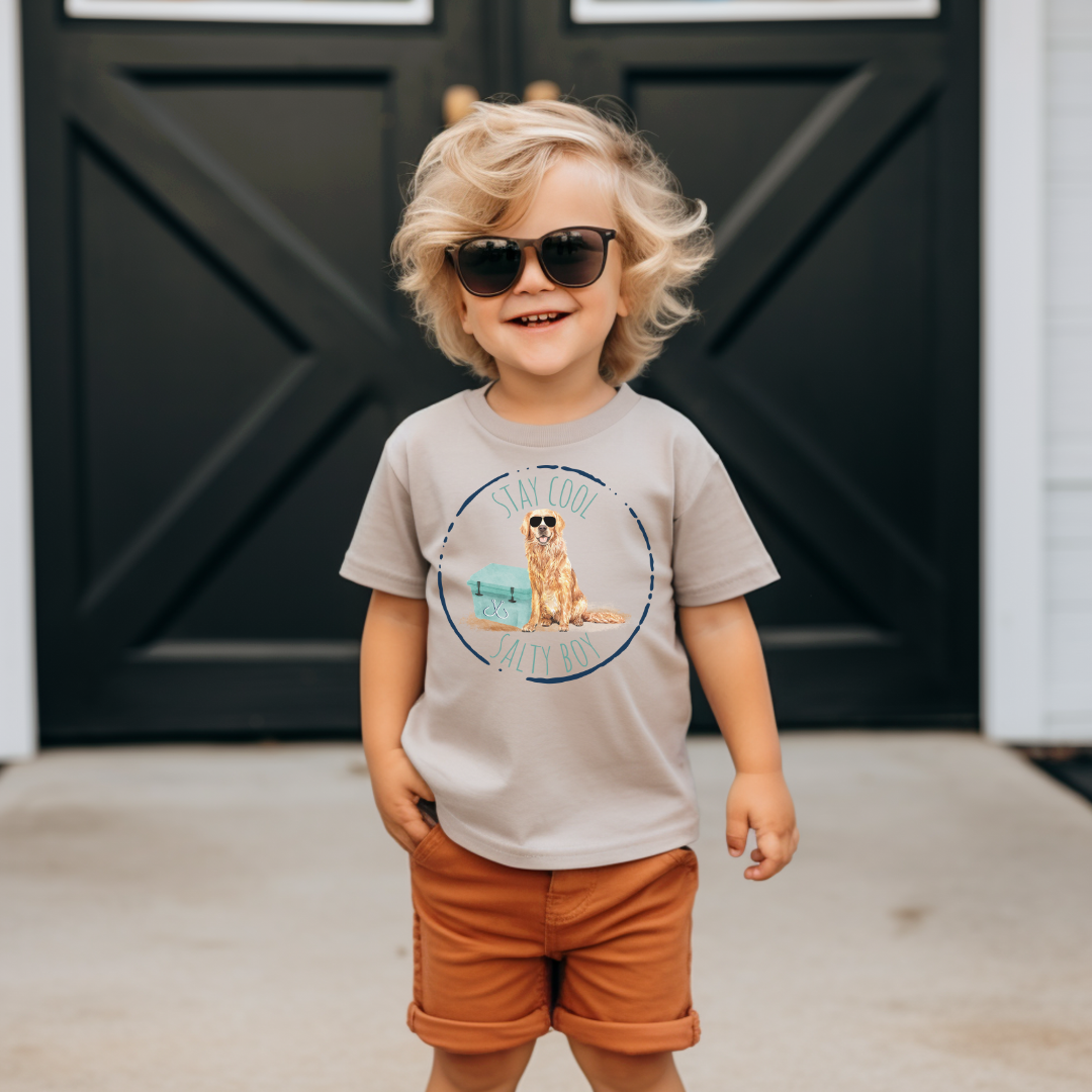 Stay Cool Salty Boy Toddler Shirt