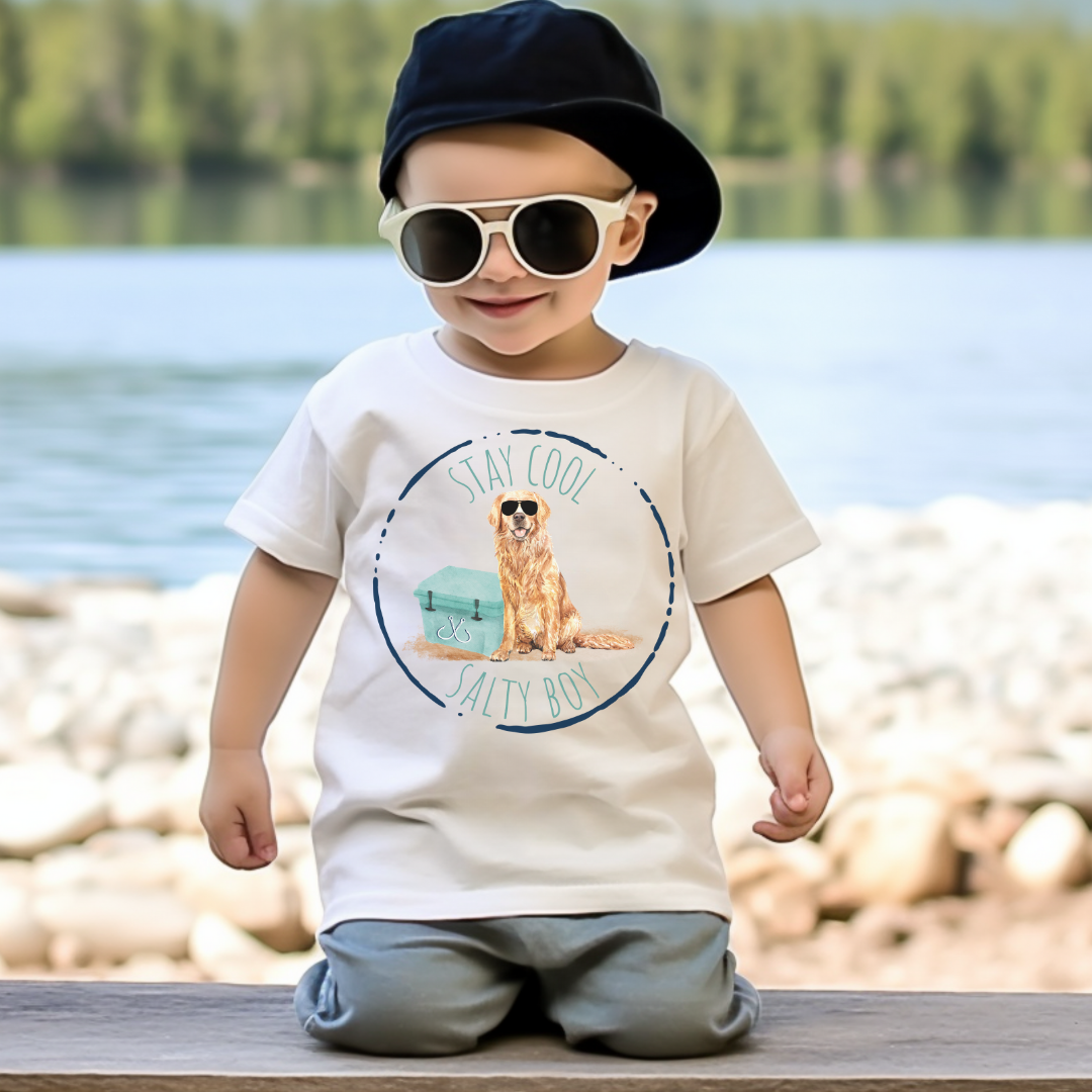 Stay Cool Salty Boy Toddler Shirt