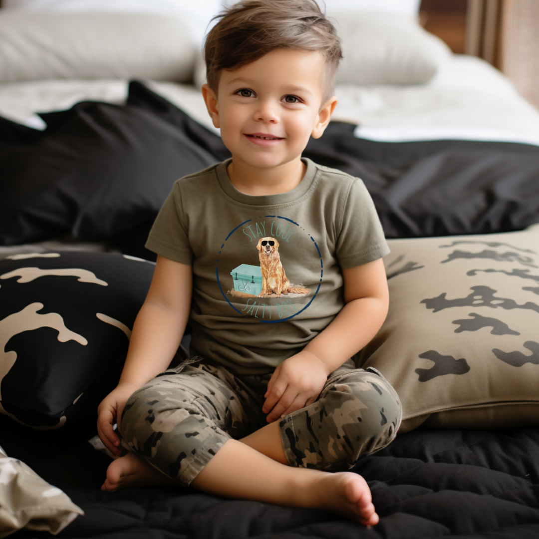 Stay Cool Salty Boy Toddler Shirt