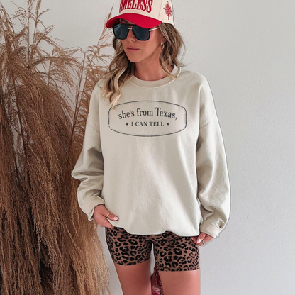 She’s From Texas Shirt, Retro Texas Tee, Southern Cowgirl Country Style T-Shirt, Texas Pride Unisex Top