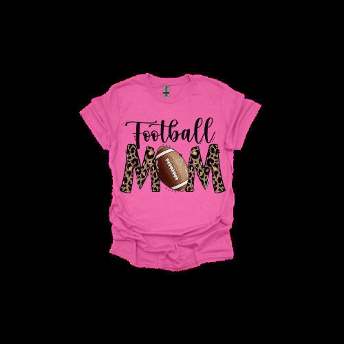 Fall T-shirt Football tshirt Leopard Tshirt Football shirt Leopard and Football Shirts