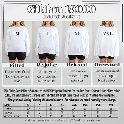 Personalized Custom Sweat Shirt - Create Your Own Unique Design!, custom name and date sweatshirt, custom text sweatshirt, customizable crew