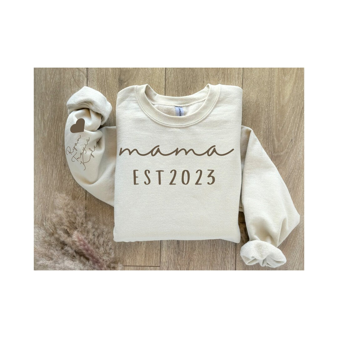 Personalized Custom Sweat Shirt - Create Your Own Unique Design!, custom name and date sweatshirt, custom text sweatshirt, customizable crew