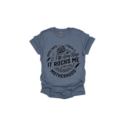 Motherhood Someday Rocks It Sweatshirt, Double Printed, Motherhood Rock Skeleton Sweatshirt, Motherhood Crewneck, Mama Hoodie