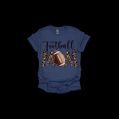 Fall T-shirt Football tshirt Leopard Tshirt Football shirt Leopard and Football Shirts