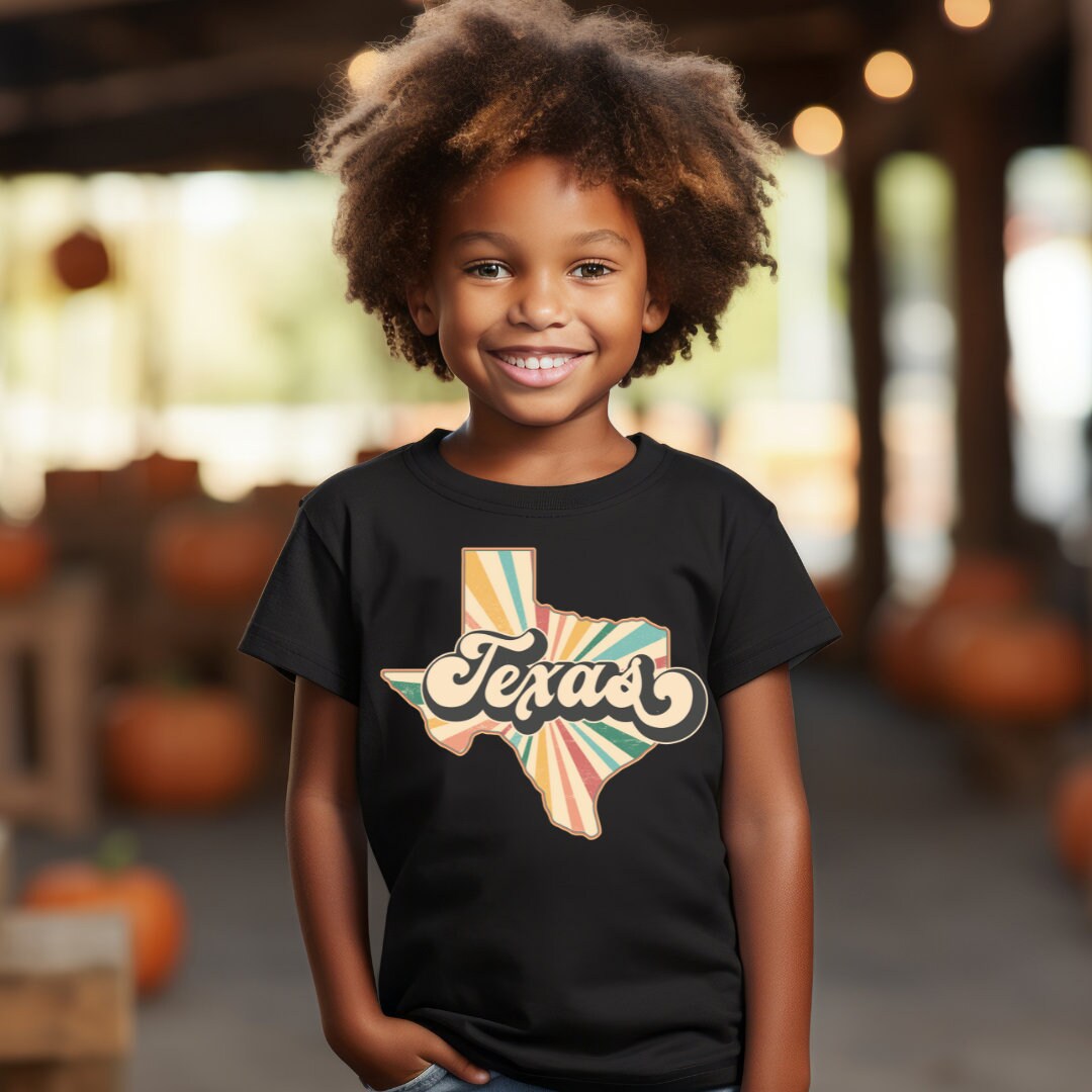 Texas State Onesie, Retro Western Bodysuit, Texan Natural Onesie,  Fall Baby Clothes, Newborn Romper, Toddler Texas Tee, Youth Texas Tee