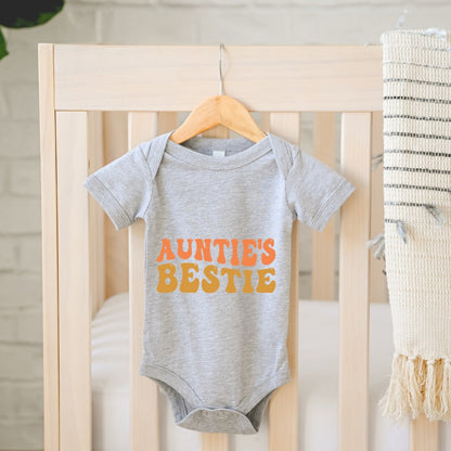 Aunties Bestie Baby Onesie, Romper, Toddler Tee