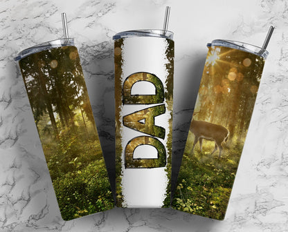 Personalized Deer Hunter Tumbler Deer Hunting Tumbler Outdoor Hunter Tumbler Gift for Dad Gift for Grandpa Hunting Buddy Gift