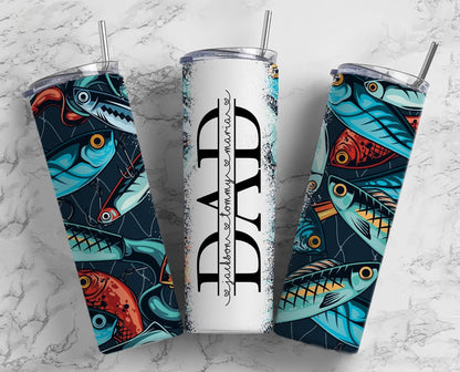 Personalized Fisherman Tumble Fishing is my Best Friend Outdoor Fishing Tumbler Gift for Dad or Grandpa Fishing Buddy Gift Fishing Sippee