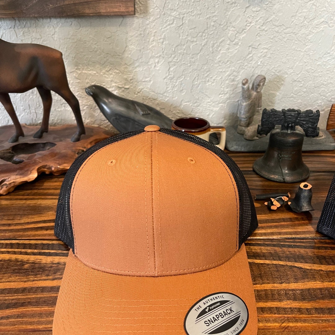 Richardson 112 Fathers Day Grandpa Leather patch hat. Perfect gift for any grandpa or papa in your life!