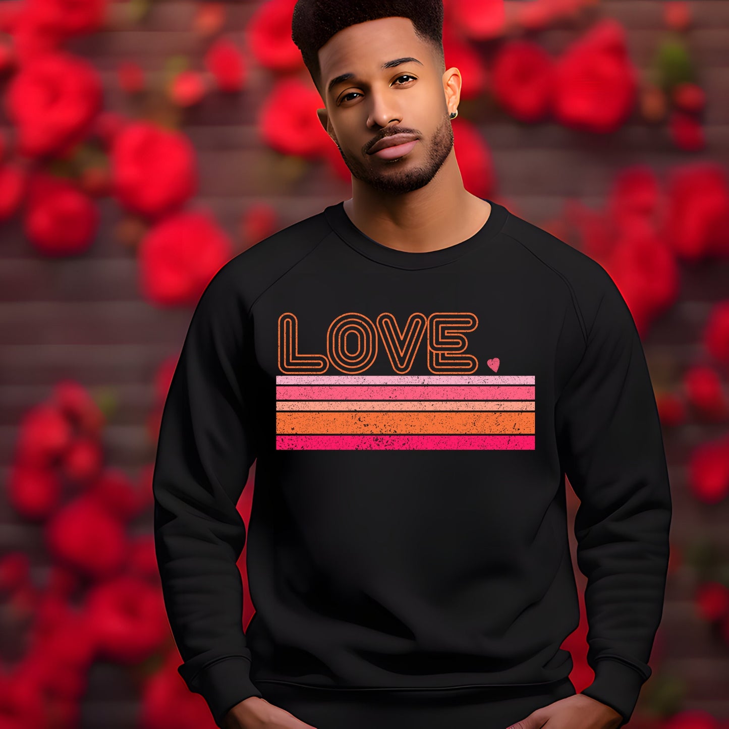 Retro Love Valentines Day Shirt Valentines Day Shirts For Women Heart Shirt Cute Valentine Shirt Valentines Day Gift Valentines Gift